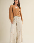 The Keely Popcorn Bubble Cardigan