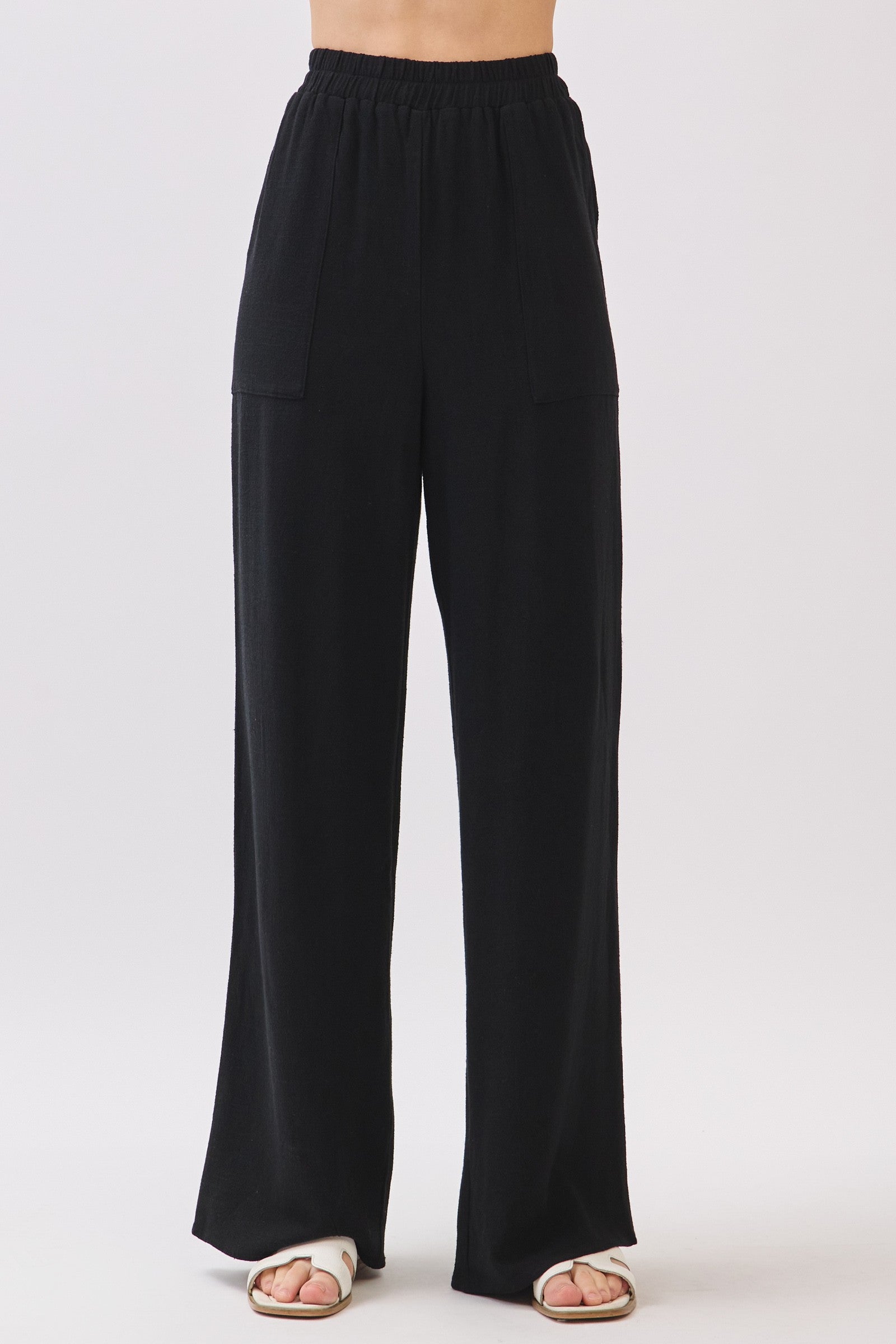The Kieran Black Linen Utility Pants