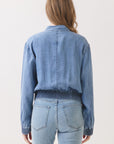 The Kelsey Tencel Bomber Jacket