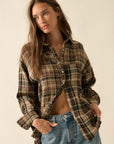 The Kenzie Plaid Flannel Button Up Shirt