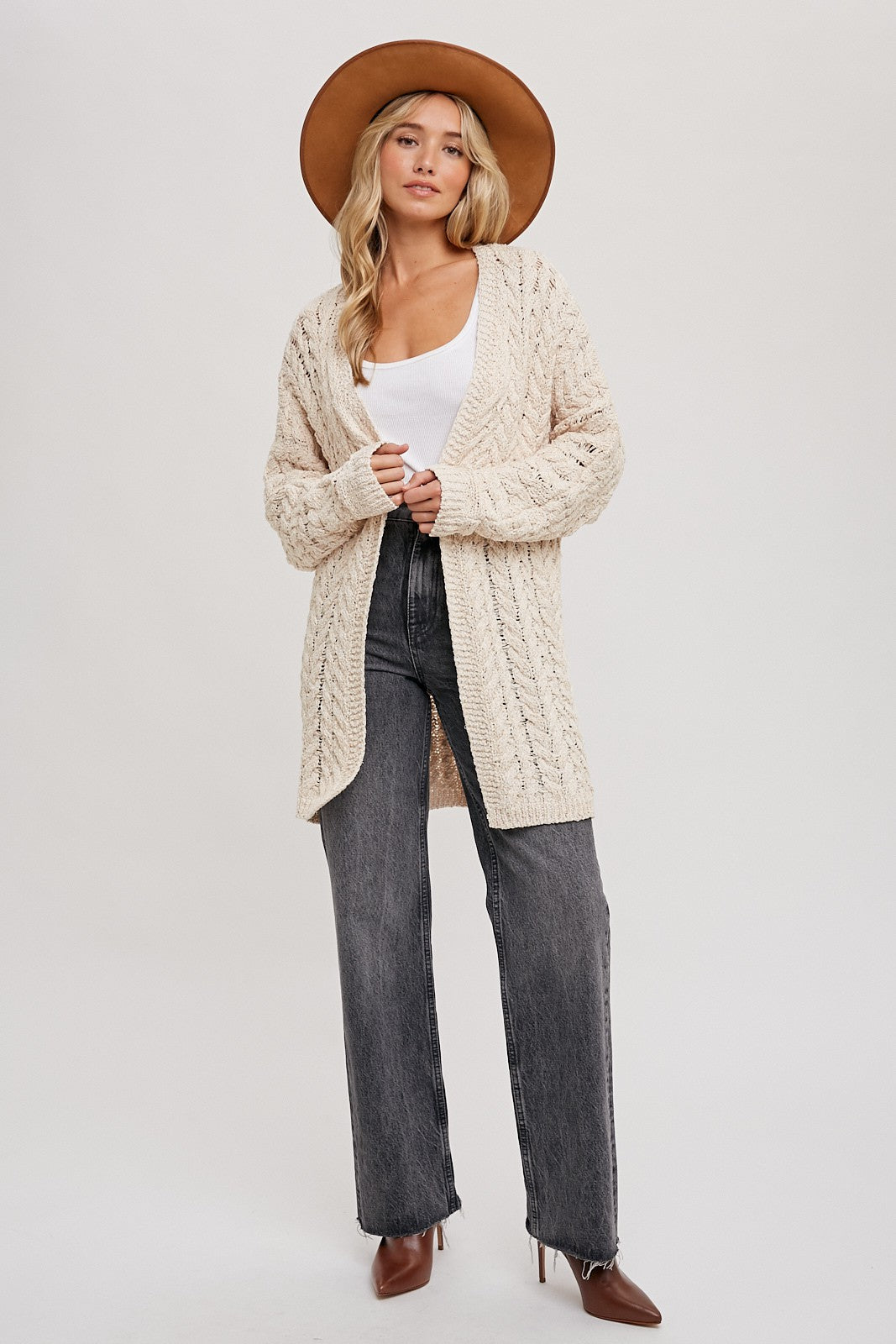 The Kera Cable Knit Cardigan