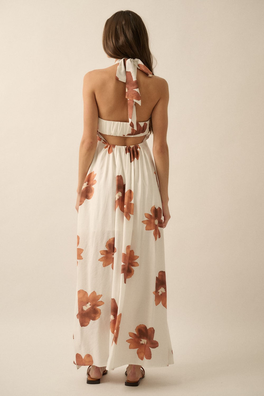 kezia floral maxi dress Kezia Floral Wrap Midi Dress