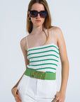 The Kimberly Striped Sleeveless Top