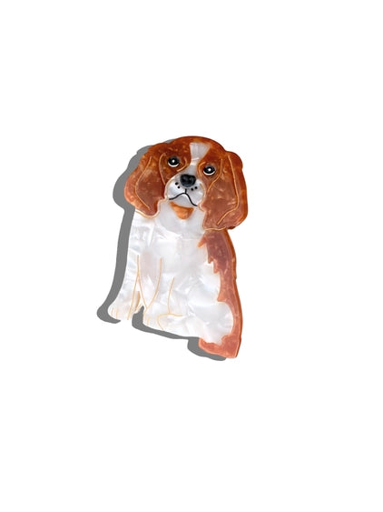 The Hand-Painted King Charles Spaniel Claw Clip