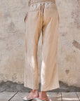 The Kit Linen Top + Pant Set - Sold Separately