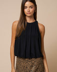 The Dahlia Black Top + Pant Set - Sold Separately