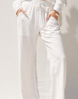 The Ladessa Ivory Top + Pants Set - Sold Separately