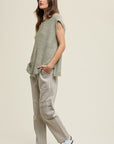 The Lani Sage Sweater Vest