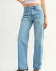 The Layla Light Denim Relaxed Straight Leg Jeans