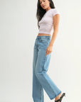 The Layla Light Denim Relaxed Straight Leg Jeans