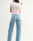 The Layla Light Denim Relaxed Straight Leg Jeans