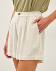 The Layne Natural Linen Shorts