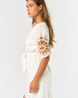 The Leticia Embroidered Mini Dress