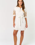 The Leticia Embroidered Mini Dress