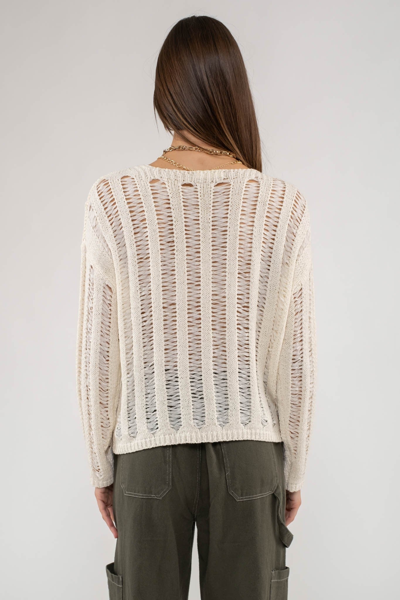 The Liv Crochet Knit Pullover – Thread + Seed