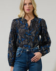 The Livia Floral Poplin Top