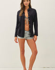 The Logan Black Button Up Shirt