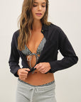 The Logan Black Button Up Shirt