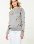 The Lorie Leopard Print Sweater