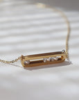 The Lumi Bar Cz Necklace