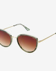 The Luna Emerald Green Acetate Cat Eye Sunglasses