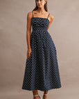 The Isadora Polka Dot Midi Dress