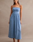 The Isadora Polka Dot Midi Dress