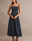 The Isadora Polka Dot Midi Dress