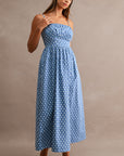 The Isadora Polka Dot Midi Dress