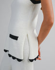 The Ida Scallop Top + Pant Set - Sold Separately