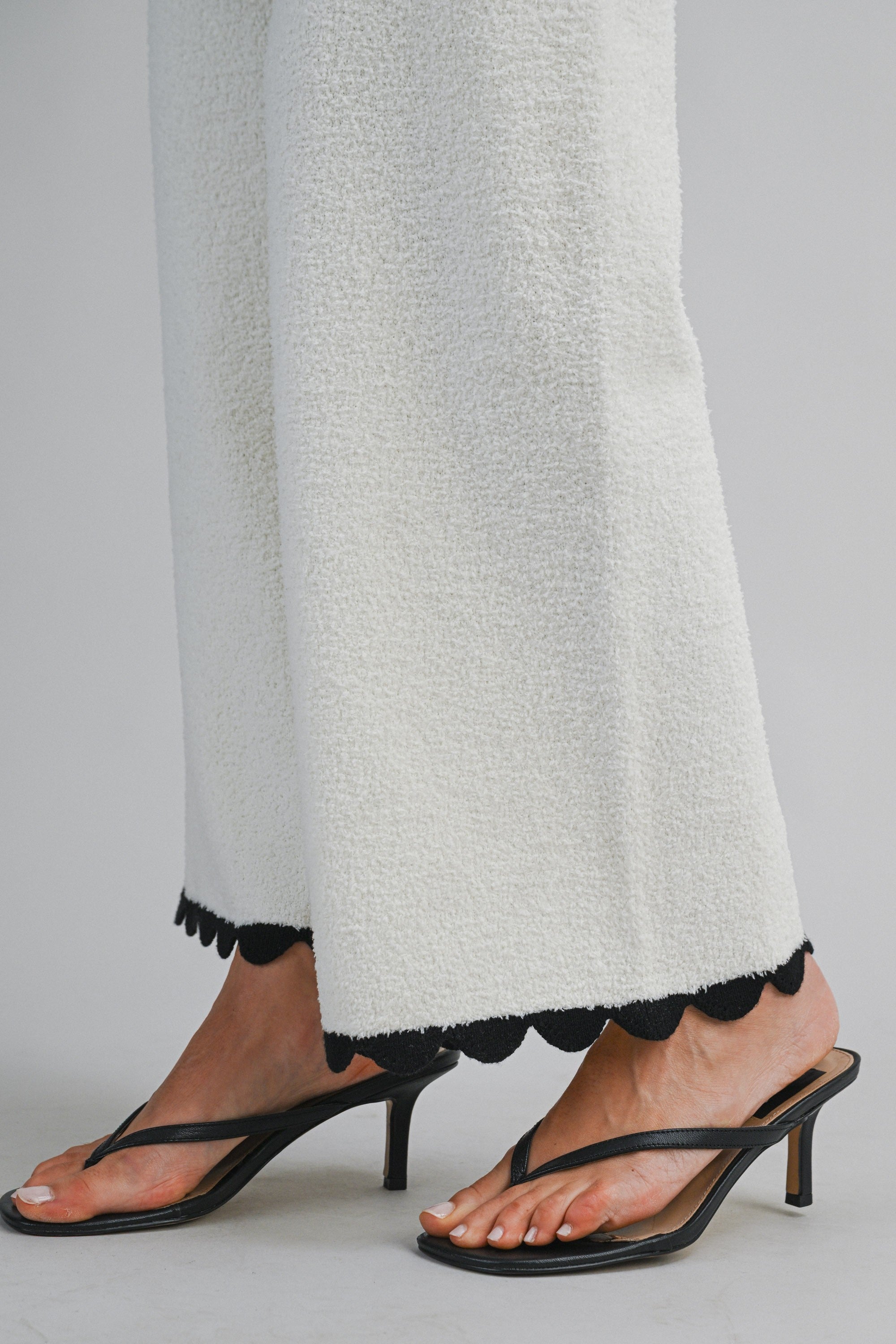 The Ida Scallop Top + Pant Set - Sold Separately