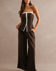 The Rylan Contrast Top + Pant Set - Sold Separately