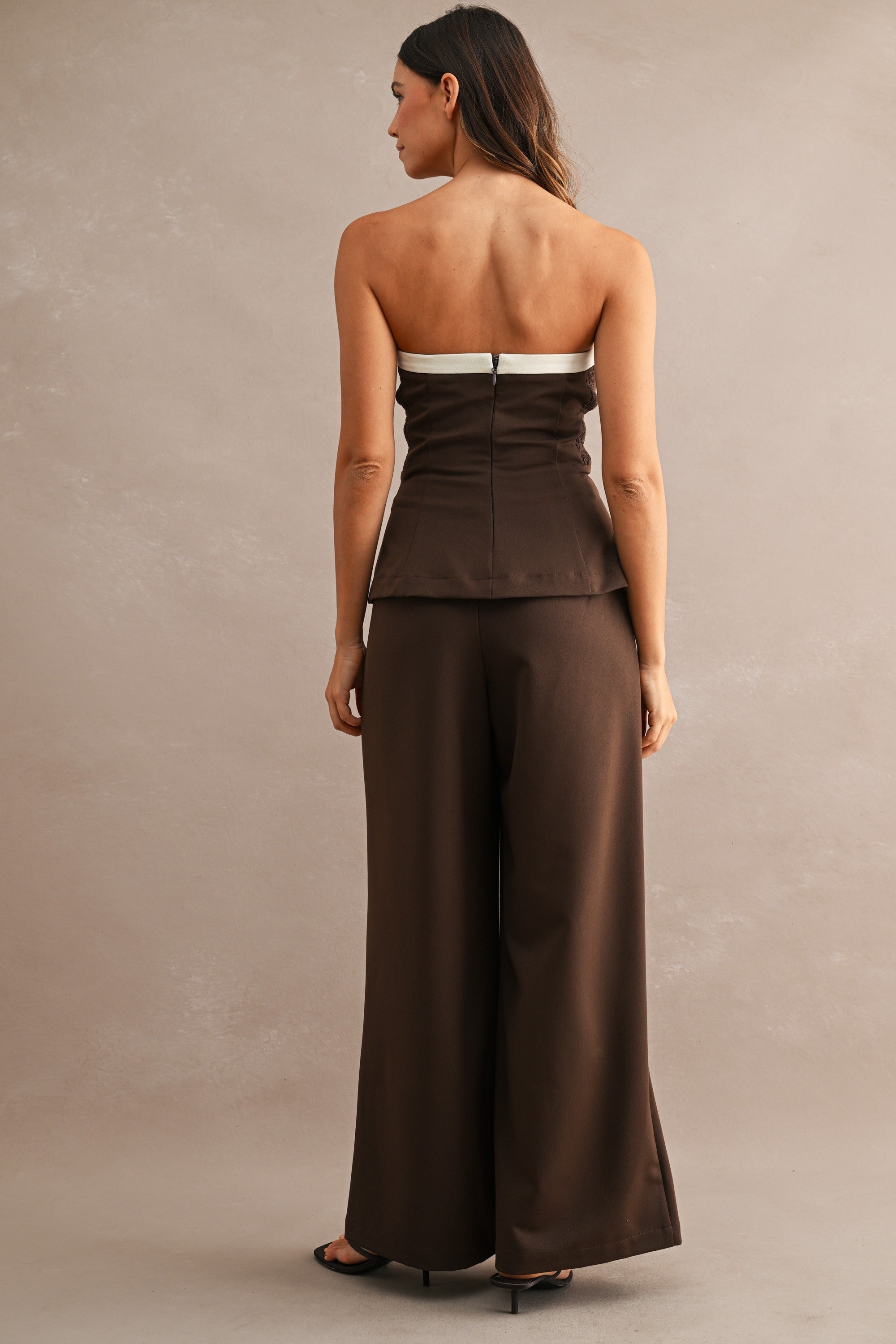 The Rylan Contrast Top + Pant Set - Sold Separately