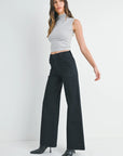 The Maeve Patch Pocket Wide Leg Flare Jeans