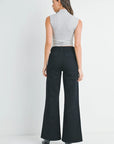 The Maeve Patch Pocket Wide Leg Flare Jeans