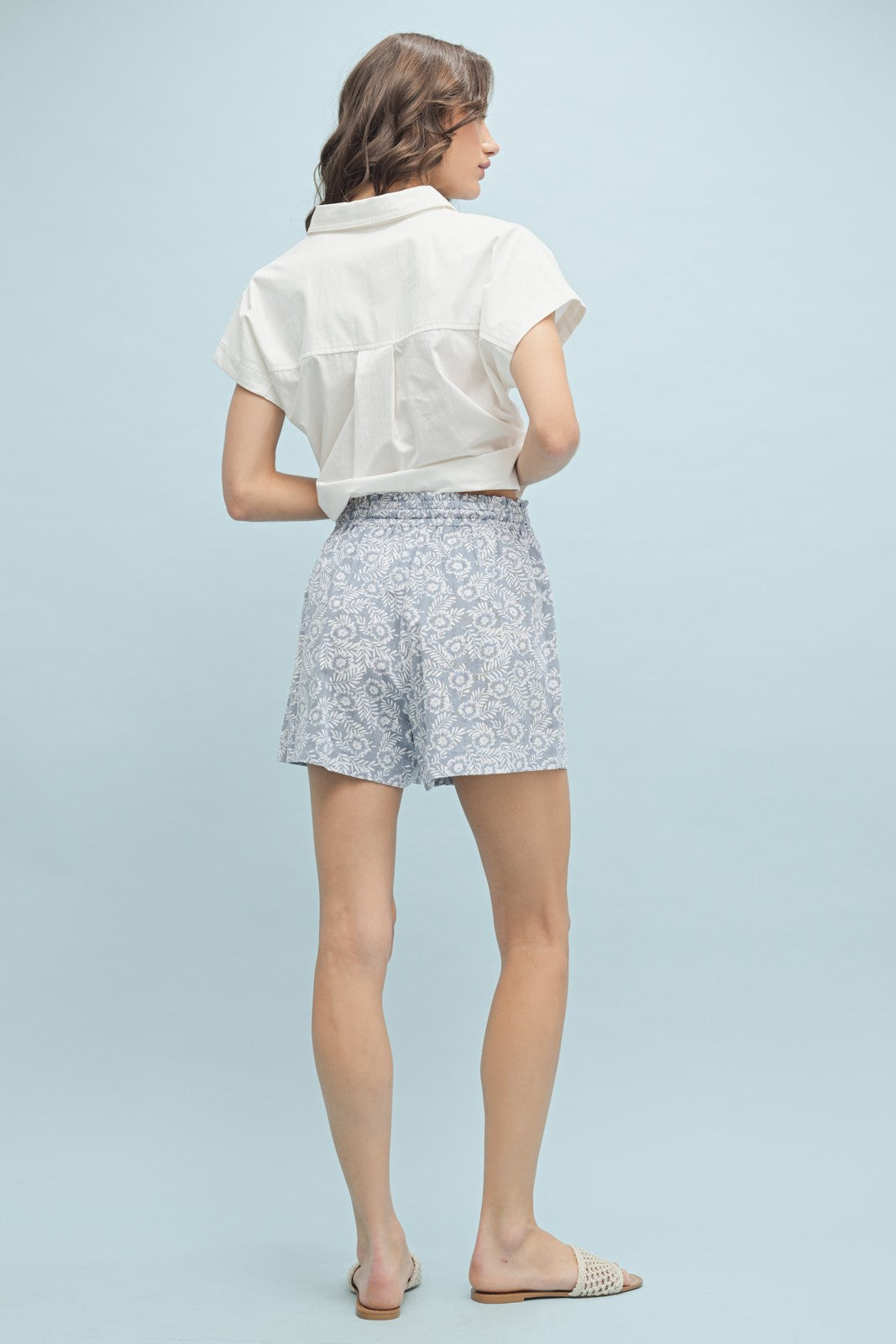 The Maille Print Drawstring Shorts – Thread + Seed