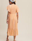 The Maisie Smocked Midi Dress