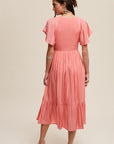 The Maisie Smocked Midi Dress