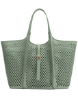 The Malia Laser Cut Tote Bag