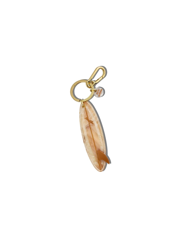 The Hand-Painted Malibu Surf Board Charm + Keychain
