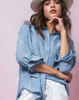 The Mallory Linen Button Down Shirt