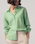 The Mallory Linen Button Down Shirt