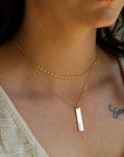 The Mama Bar Necklace by Token Jewelry