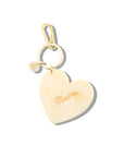 The Hand-Painted Mama Heart Charm + Keychain