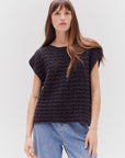 The Marcille Midnight Crochet Sweater