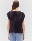 The Marcille Midnight Crochet Sweater