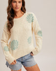 The Maren Seashell Pullover Sweater