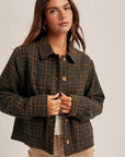 The Margot Plaid Crop Jacket