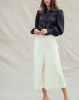 The Marta Linen Cropped Pants