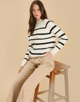 The Mathilde Stripe Knit Sweater